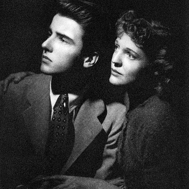 Montgomery Clift seen with Lois Hall in a promotional photograph for the Broadway production of Dame Nature