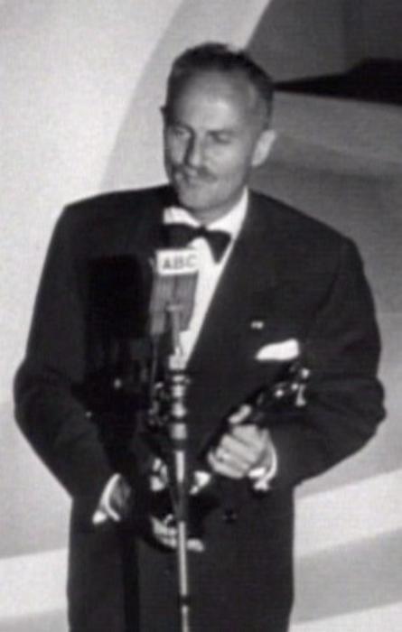 Darryl F Zanuck as seen at the Academy Awards celebration in 1964