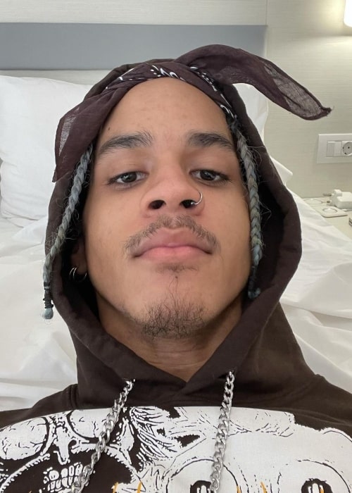 Balarke as seen in a selfie that was taken in July 2022