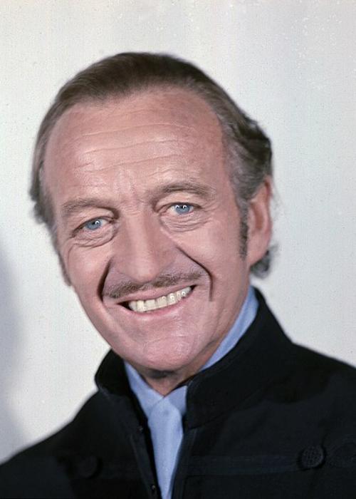 David Niven as seen in 1973