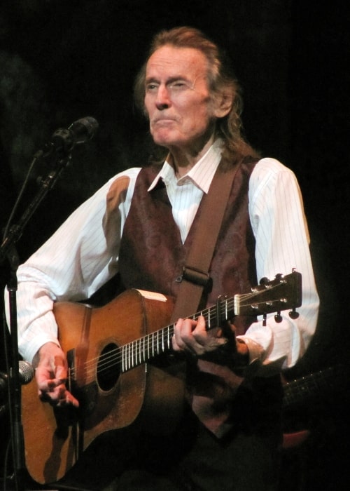 Gordon Lightfoot as seen while performing at a concert in Interlochen, Michigan in 2009