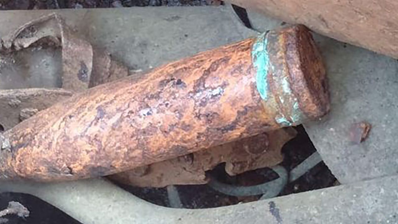 Authorities are investigating whether shells found on the ship are from World War II, Malaysian state media said.