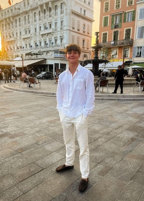 Jacob Moran as seen in a picture that was taken in May 2023, at Cannes, France