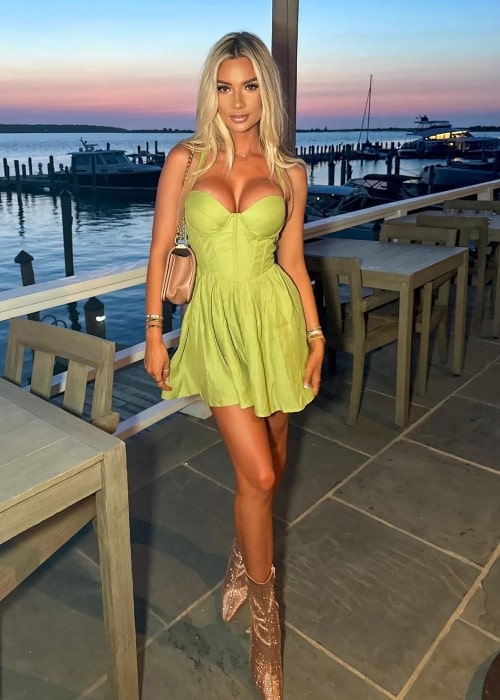 Alexa Collins as seen in a picture that was taken in June 2023, in East Hampton, New York