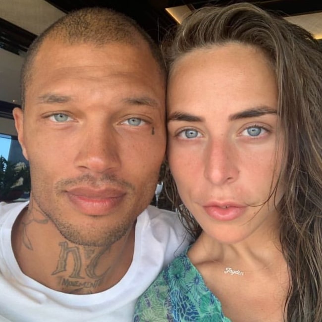 Chloe Green as seen in a selfie with Jeremy Meeks in January 2019