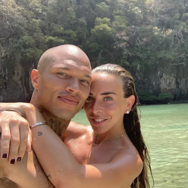 Chloe Green as seen in a selfie with her ex-boyfriend Jeremy Meeks in March 2019