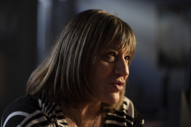 Cecilia De Vincenti, daughter of the late Mothers of the Plaza de Mayo's founder Azucena Villaflor, in Buenos Aires, Thursday, June 15, 2023.