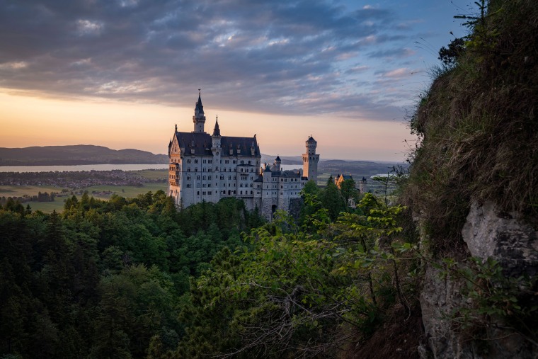 Neuschwanstein castle, in Schwangau, Germany.
