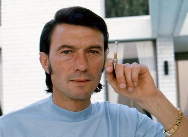 Laurence Harvey as seen in 1973