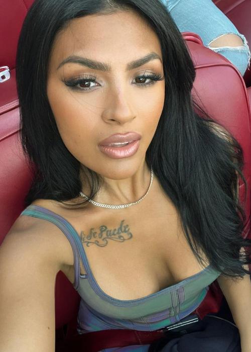 Paula DeAnda as seen taking an Instagram selfie in June 2023