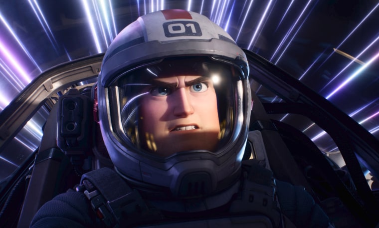 Buzz Lightyear in "Lightyear."