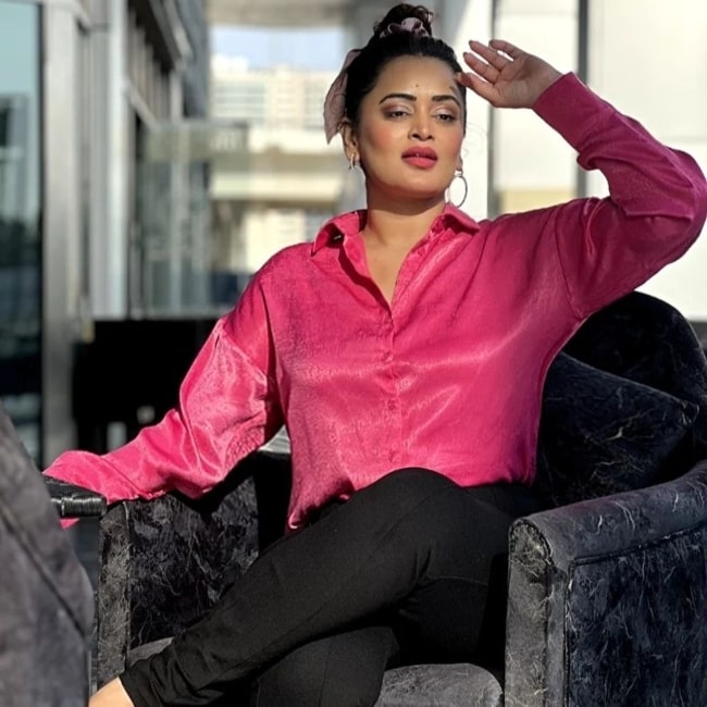 Bebika Dhurve in Downtown Dubai, United Arab Emirates in 2023