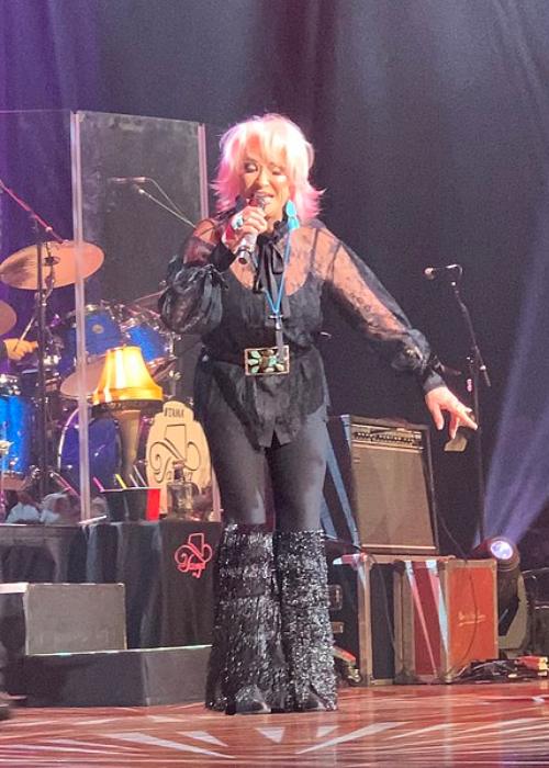 Tanya Tucker as seen performing at the Ryman Auditorium in Nashville in 2020