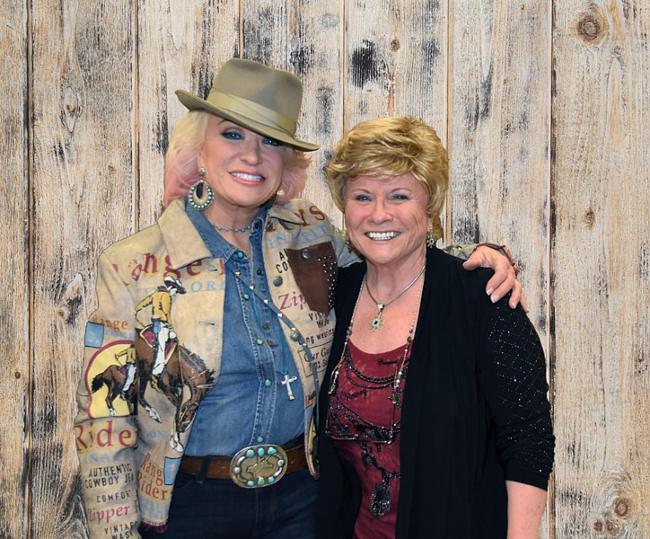 Tanya Tucker as seen posing with Betty Wills in 2019