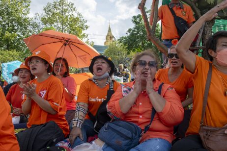 Orange-Clad Move Forward Supporters Turn Out For Prime Ministerial Vote