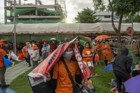 Orange-Clad Move Forward Supporters Turn Out For Prime Ministerial Vote