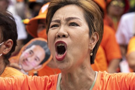 Orange-Clad Move Forward Supporters Turn Out For Prime Ministerial Vote