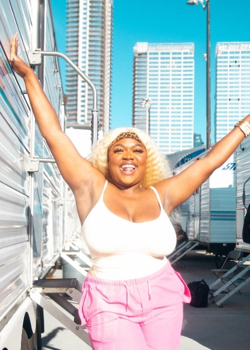 Libianca Fonji smiling for the camera in an Instagram post in June 2023