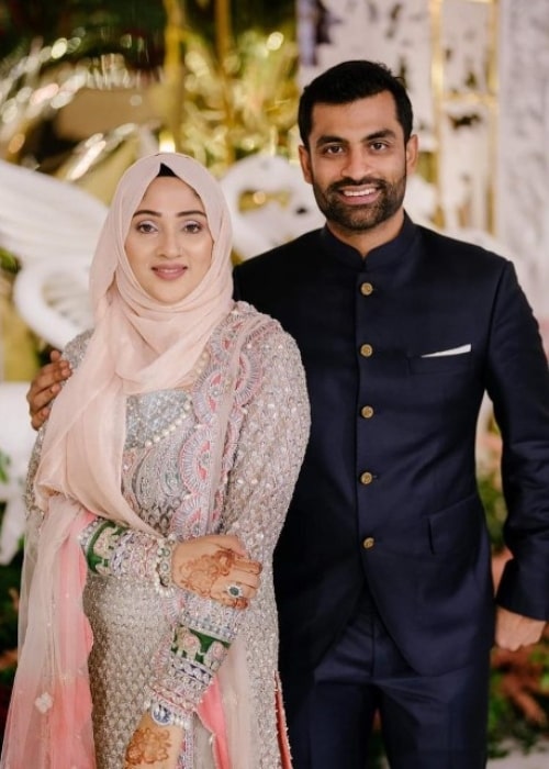 Tamim Iqbal and Ayesha Siddiqa, as seen in November 2021