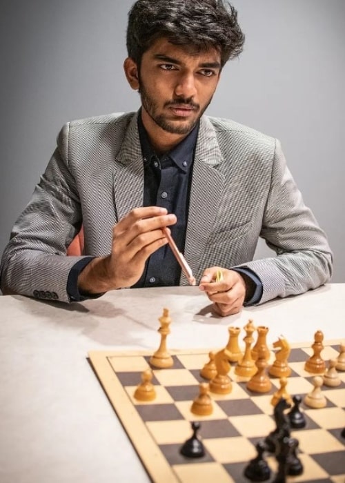 Gukesh D as seen in an Instagram Post in April 2023