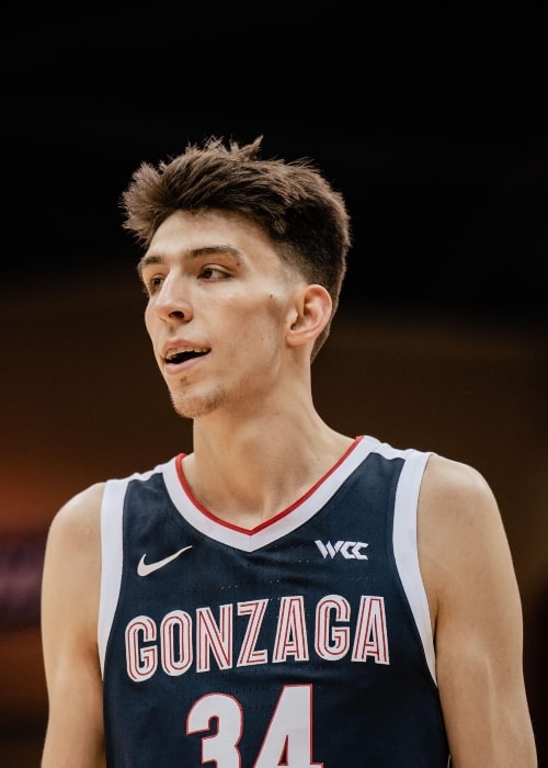 Chet Holmgren as seen in an Instagram post in March 2022