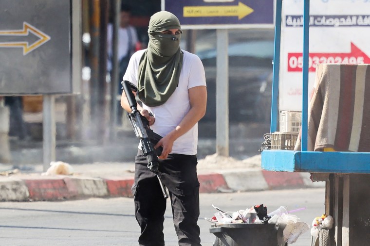 The Israeli army said it had launched drone strikes in Jenin as part of an "extensive counterterrorism effort" that the Palestinian health ministry said killed four residents. 