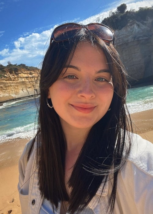 Eve Bennett as seen in a selfie that was taken in February 2023, in Melbourne, Victoria, Australia