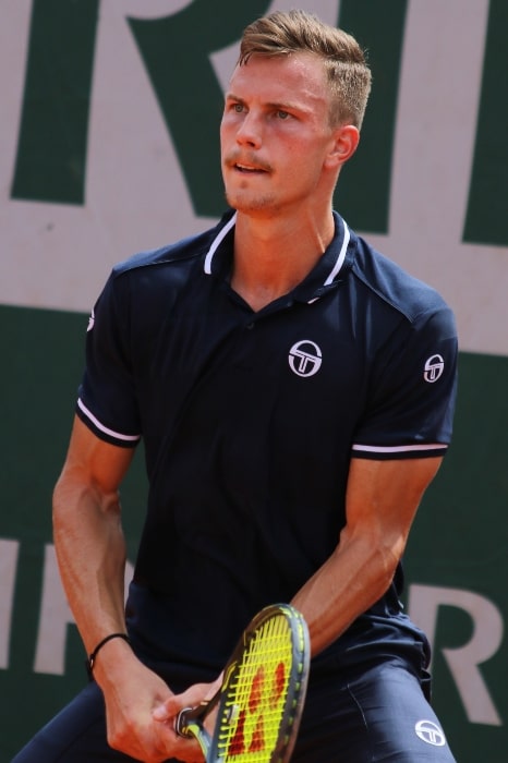 Márton Fucsovics as seen at the 2018 French Open