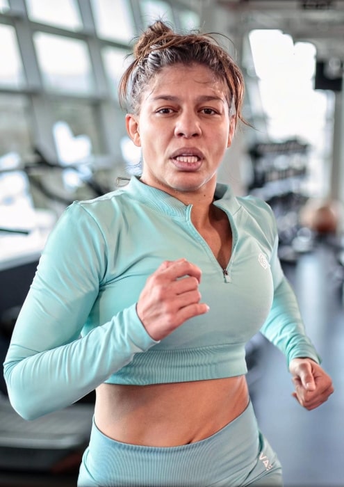 Mayra Bueno Silva as seen in May 2023