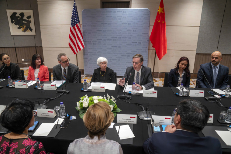 Janet Yellen in Beijing