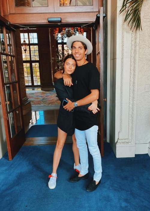 Carlo Agostinelli as seen in a picture with his older sister Heloise that was taken in March 2020, at The Breakers Palm Beach