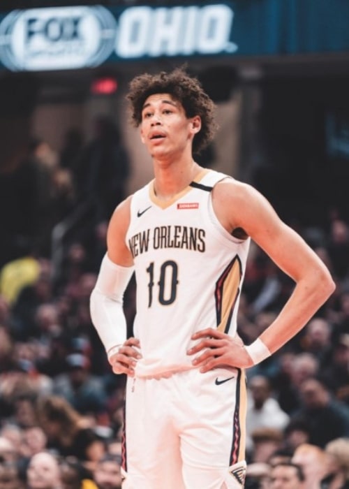 Jaxson Hayes as seen in an Instagram Post in January 2020