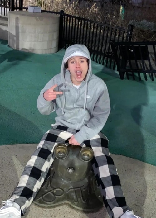 Nathan Doe as seen in a picture that was taken in March 2023