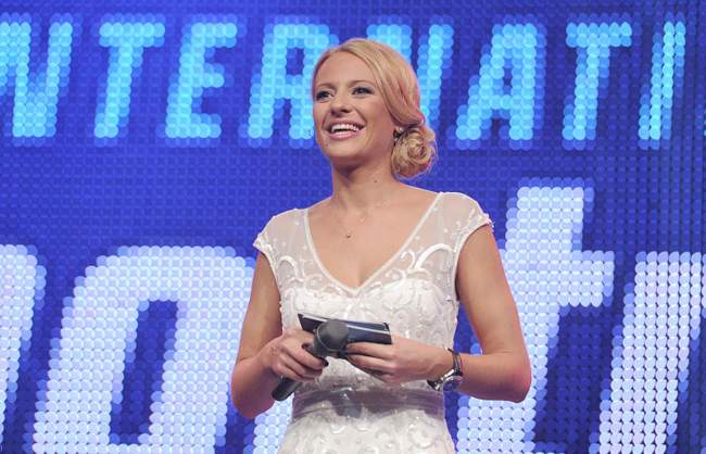 Christa Rigozzi as seen at the International Sports Night Davos 2014