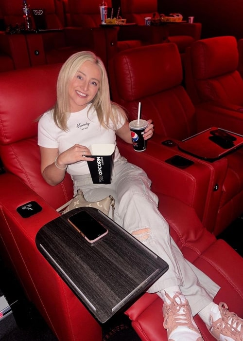 Robyn Hobson as seen in a picture that was taken in June 2023, at Cineworld at The O2