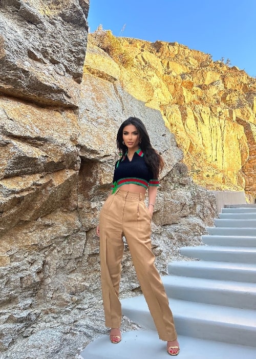 Faryal Makhdoom as seen while posing for a picture in July 2023