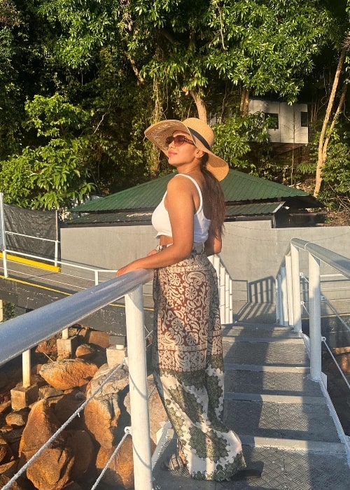 Dushara Vijayan as seen while posing for the camera in June 2023