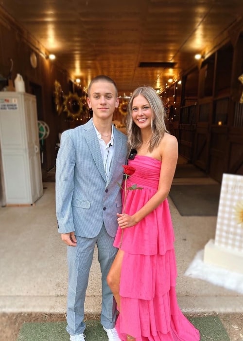 Tate LaBrant as seen in a picture that was taken with Emmy Seaton in June 2023