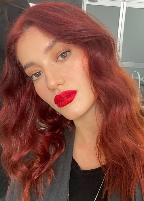 Alicia Davis as seen in a selfie that was taken in August 2022