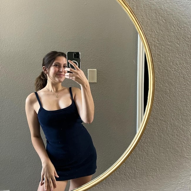 Kalynn Koury as seen in a selfie that was taken in July 2022