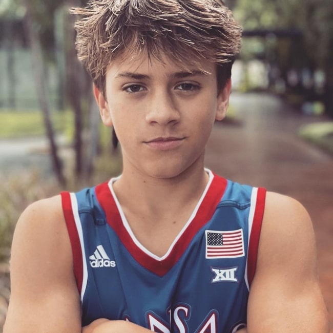 Tate LaBrant as seen in a picture that was taken in August 2021