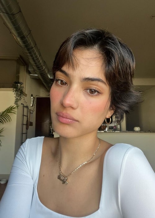 Yesly Dimate as seen in a selfie that was taken in June 2023