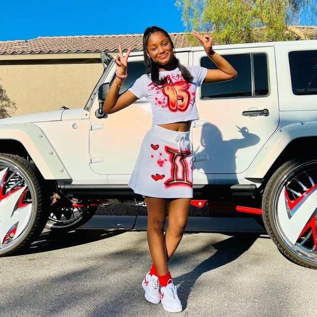 J'aaliyah Royalty as seen in a picture taken on her birthday in June 2022