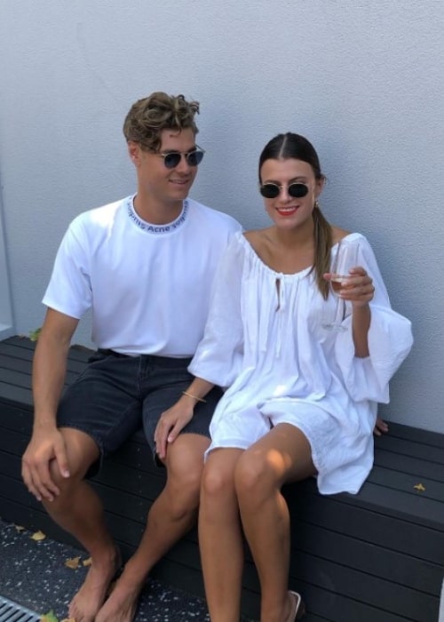 Spencer Johnson and Sarah Petherick, as seen in December 2019