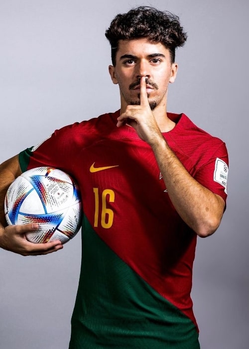 Vitinha as seen in a picture that was taken in November 2022