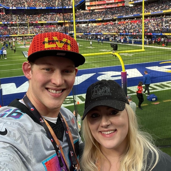 Lance Thirtyacre as seen in a selfie with his wife Audrey that was taken February 2022, in Los Angeles, California