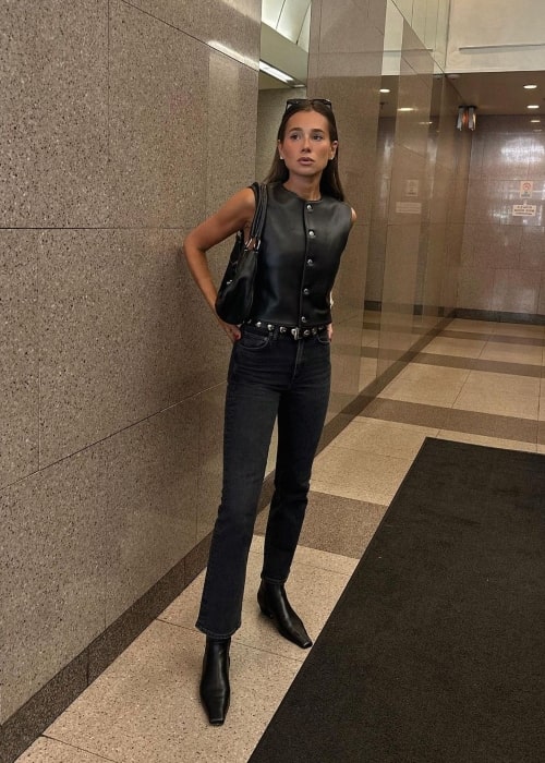 Danielle Bernstein as seen in a picture that was taken in August 2023