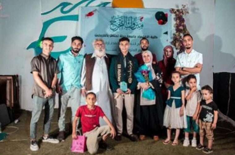 Mohamad Mahmoud Ismail Al-Shalwi's family, pictured above, are missing.