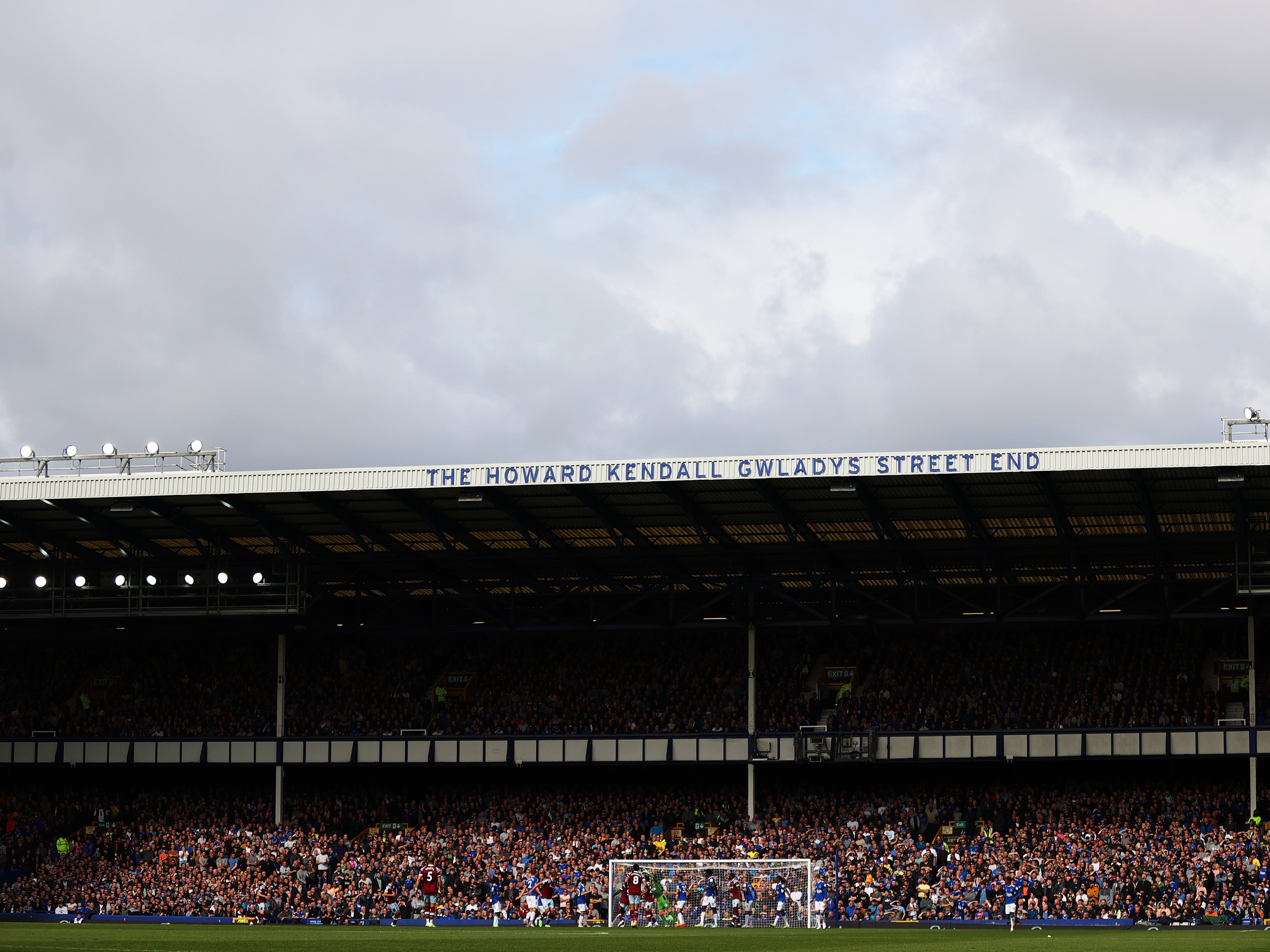 Goodison Park, the home of Everton