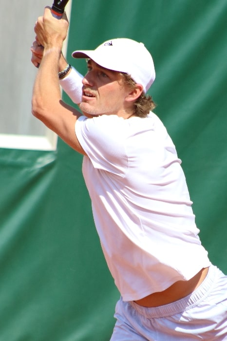 Max Purcell as seen while playing at the 2021 French Open